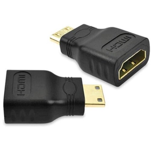 E-green Adapter Mini HDMI (M) - HDMI (F) crni Slike