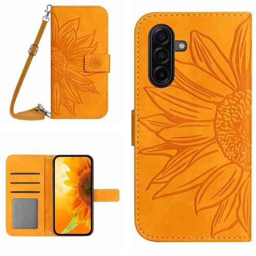 SUNSKY Eleganten ovitek etui za Samsung A36 / A37 / A56, Sončnica, Oranžen Cene