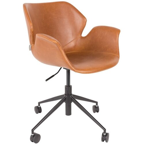 Zuiver Rjav pisarniški stol Office Chair Nikki Cene
