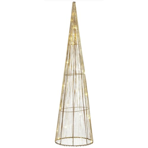  Božićna LED dekoracija &amp;ndash; zlatno sto&amp;scaron;eno drvce, 60 cm Slike