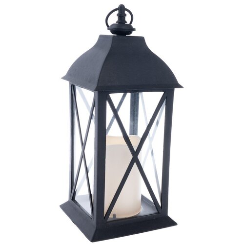 Dakls Crna LED lanterna na baterije (visina 30,5 cm) &ndash; Cijene