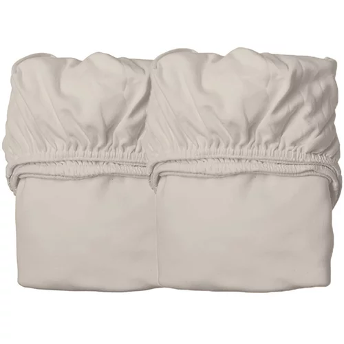 Leander® otroška rjuha za posteljo baby 60x120 cappuccino (2 kosa)