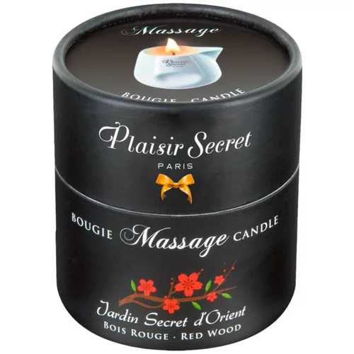 Plaisir Secret Plaisirs Secrets Red Wood - masažna sveča (80ml)