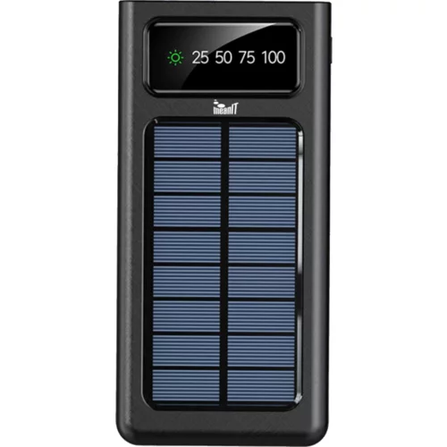 Mean IT Punjač prijenosni za mobitele + svjetiljka,solarni, 10000mAh - P1