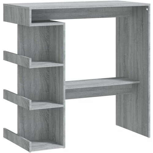 VidaXL Barski stol sa stalkom boja sivog hrasta sonome 100x50x101,5 cm Slike