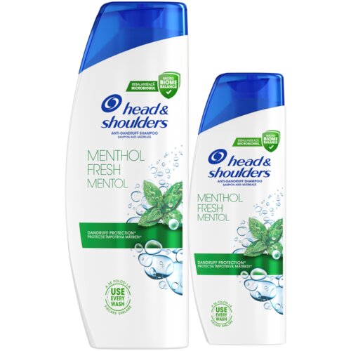 Head & Shoulders šampon za kosu protiv peruti Menthol 625ml + 250ml Cene