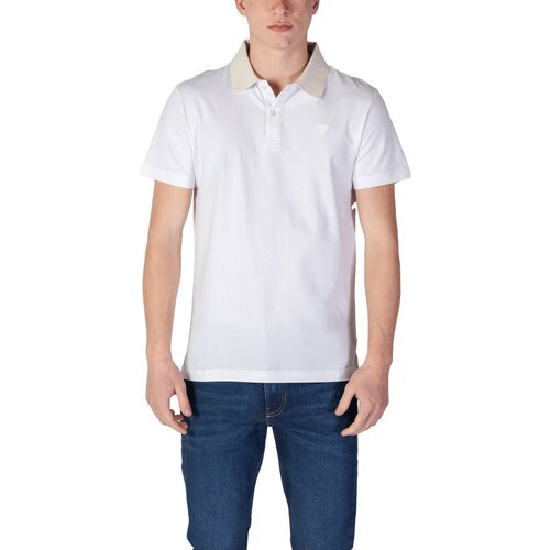 Guess Polo majice kratki rokavi NOLAN SS M5GP66 J1314 Bela Cene