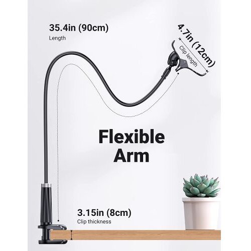 Ugreen držalo za telefon s sponko za pritrditev - 90cm - 80906 Slike