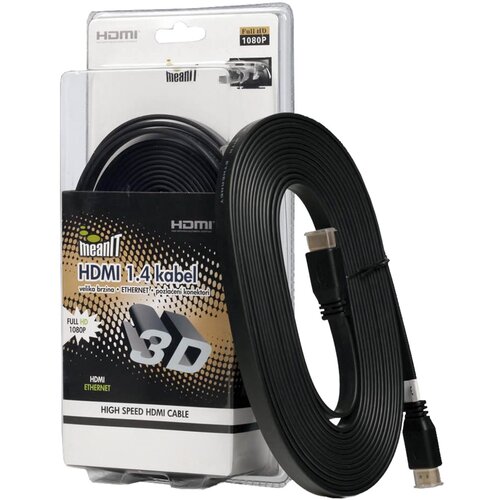 Mean IT HDMI kabl, plosnati, 2.0 met, ver. 1.4, 3D, Ethernet – KFHDMI2 Cijene