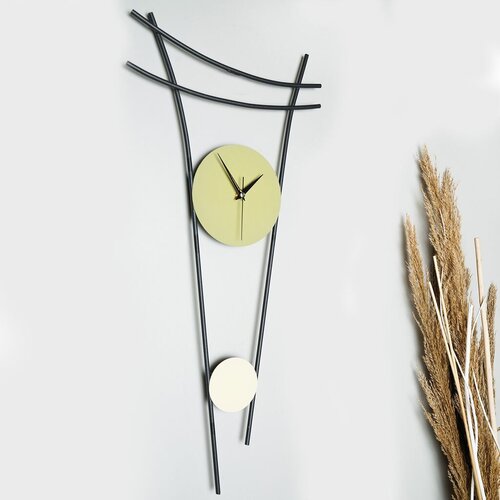 Wallity zidni sat heit - green, 73x34 cm Cene