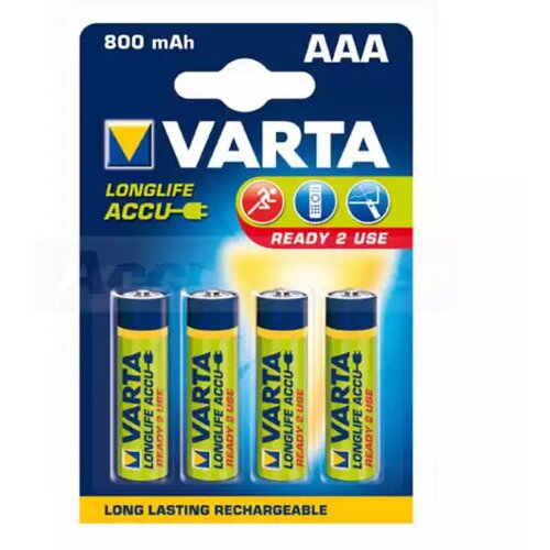 Varta Punjiva baterija Ready to use HR3 800mAh AAA 1/4 Slike