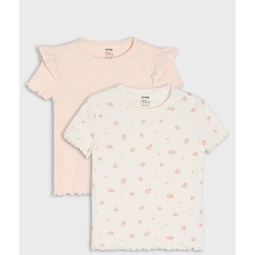 Sinsay Pamučna majica kratkih rukava 2 pack Slike