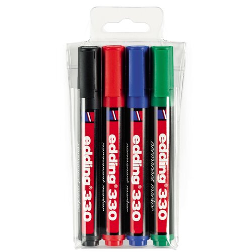 Edding set markera sa kosim vrhom 330 1-5mm 1/4 šareni Cene