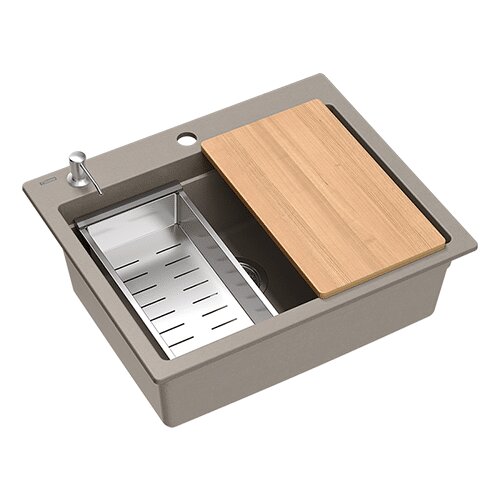 Quadron sudoper KURT 110 taupe/čelik Cijene