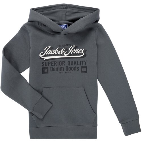 Jack &amp;amp; Jones JJELOGO SWEAT HOOD Siva Slike