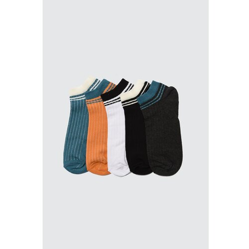 Trendyol Muške čarape Šarene crne | plava | siva | narandžasta Slike