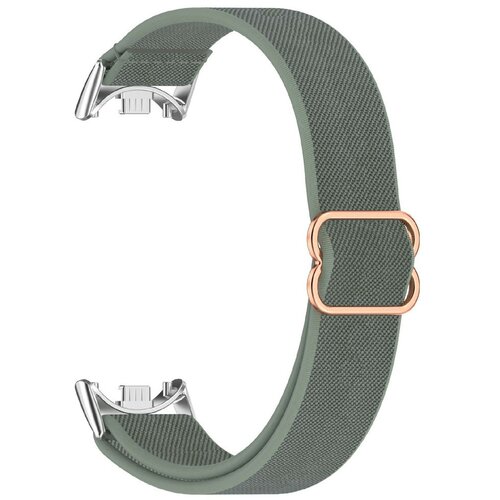 Narukvica za Xiaomi Smart Band 10 9 8 Elastic Woven Nylon Wrist Strap - Green Slike