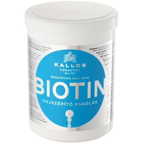 Kallos Cosmetics Biotin Maska za kosu, 1000ml Cene