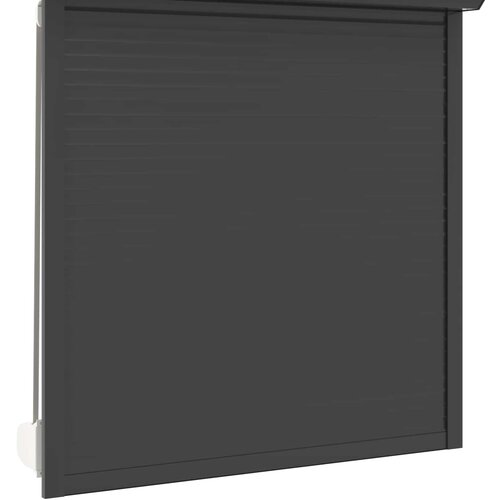  Roletna Antracit 130 x 140 cm Aluminij i poliuretan Slike
