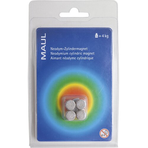 Maul Valjast magnet, Ø 10 mm, DE 16 kosov, sila oprijema 4 kg Cene