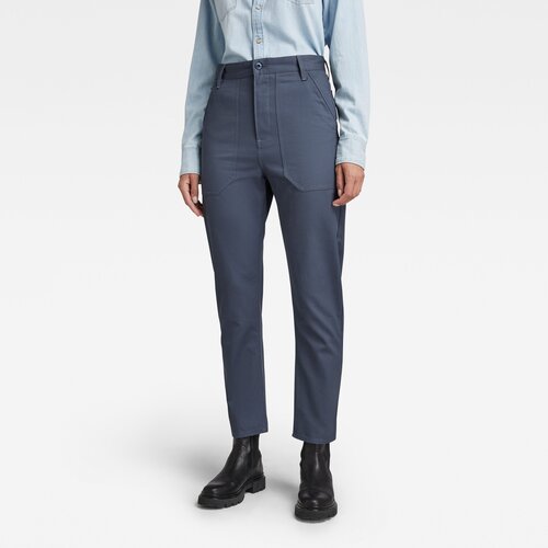 G-star Pants - 3D fatigue boyfriend hinge blue Slike