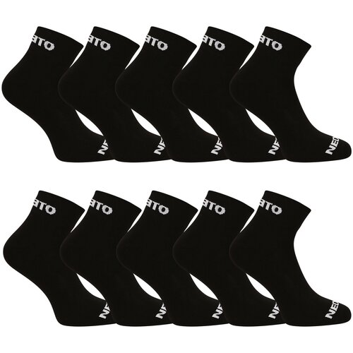 Nedeto 10PACK socks ankle black Slike