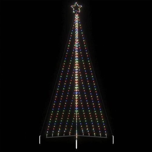 vidaXL LED božićno drvce 570 LED šarenih 399 cm Cijene