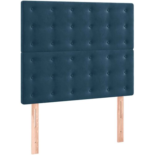  Okvir za krevet bez madraca tamnoplavi 90x200 cm bar&amp;scaron;unasti Slike