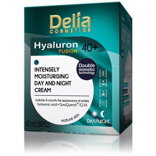 Delia krema za lice sa hijaluronskom kiselinom protiv bora 40+ 50 ml Cene