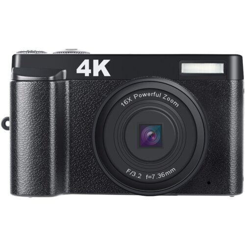 INF digitalni fotoaparat 4K 48MP 3,0-palčni ips zaslon s fiksnim fokusom black, (21266039) Cene