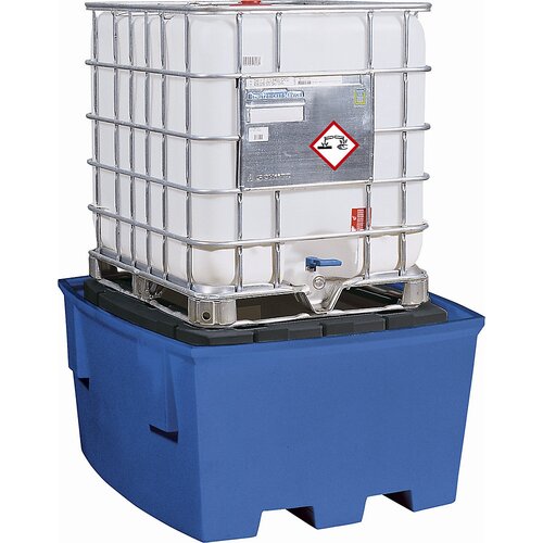 asecos Prestrezna PE-kadica za cisterne IBC/KTC, s podstavkom, prestrezna prostornina 1000 l Cene