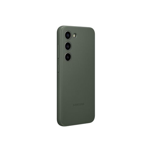 Samsung galaxy S23 leathe case green Slike