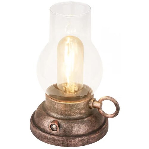 BRILO LED prigu&amp;scaron;iva spoljna punjiva stona lampa KANEA LED/1,5W/5V IP44 1200mAh u bronzanoj boji Slike