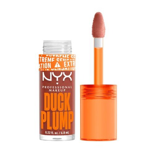 NYX Professional Makeup Duck Plump sjajilo za usne 6.8 ml Nijansa 05 brown applause Slike