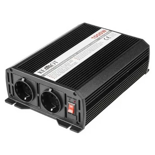 Kemot inverter 12VDC / 230VAC 1000W / 2000W, 2x vtičnica Cene