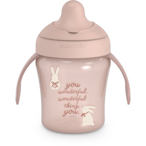 Suavinex Wonderland Learning Cup &amp;scaron;alica za učenje pijenja Pink 200 ml Slike