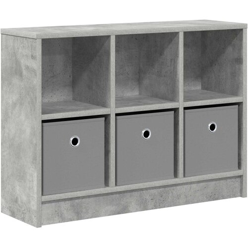  Kreveta s ladicama Betonski sivi 73,5 x 22,5 x 53,5 cm Slike