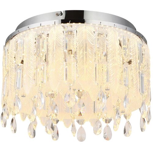 Globo Klunka Okrugla stropna LED svjetiljka (38 W, Ø x V: 40 x 26 cm, Srebrna, Topla bijela) Cijene