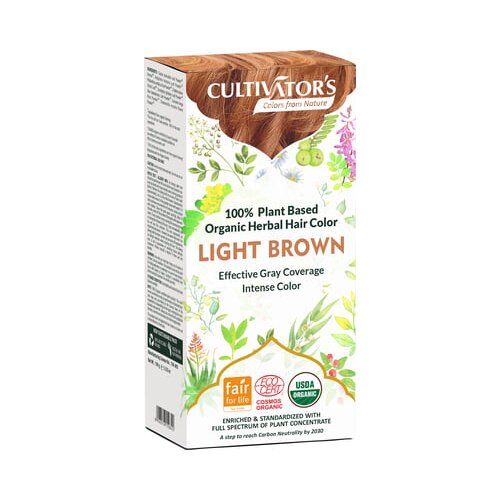 CULTIVATOR&amp;#039;S Organic Herbal Hair Color Light Brown Slike