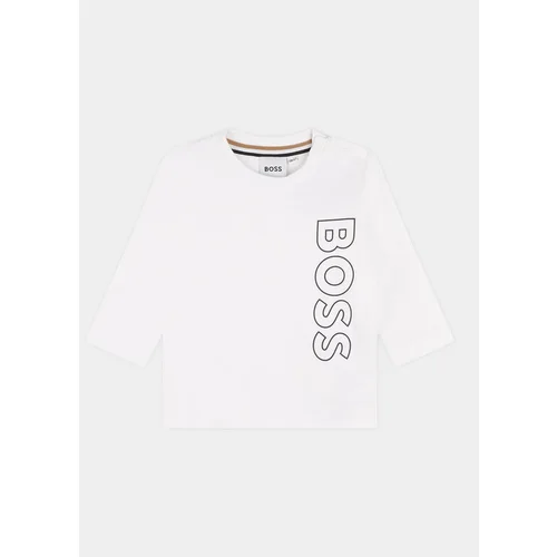 Boss Bluza J05A21 Bela Regular Fit