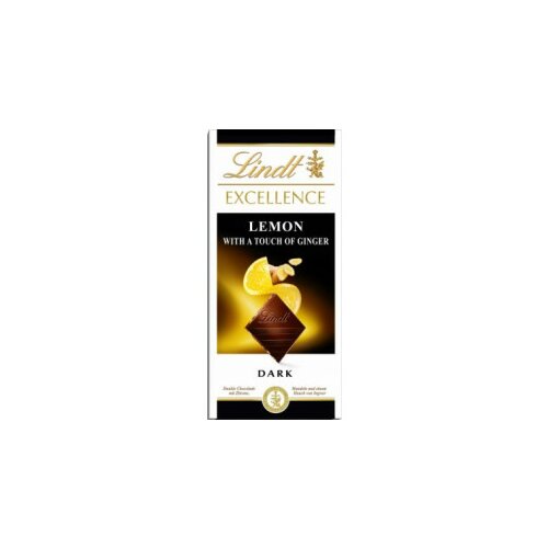 Lindt excellence lemon ginger crna čokolada 100g Slike