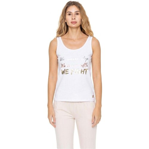 Leone 1947 Majice brez rokavov Woman Tank Classy Bela Cene
