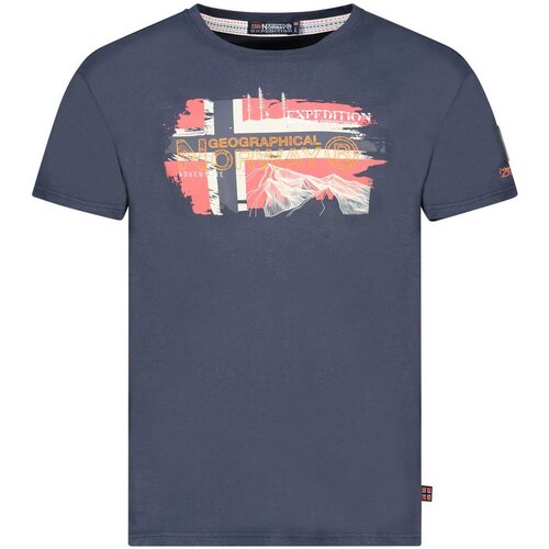 Geographical Norway Majica kratak rukav jysuis db navy men 254 M Cene