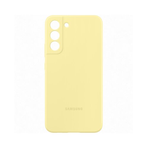 Samsung Galaxy S22 Plus Silikonski zaščitni ovitek, rumen Cene