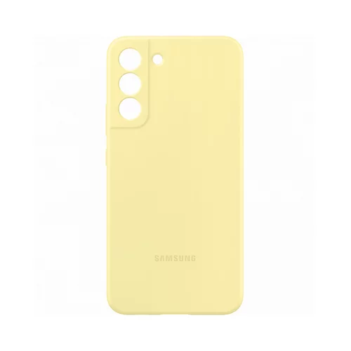 Samsung Galaxy S22 Plus Silikonski zaščitni ovitek, rumen
