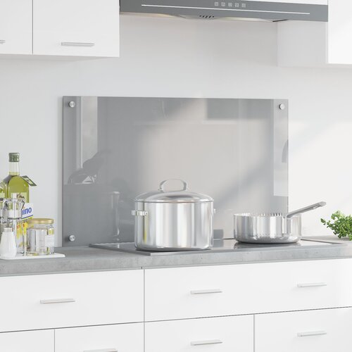 vidaXL kuhinjski backsplash Svjetlosiva Kaljeno staklo 90 x 50 cm Cijene