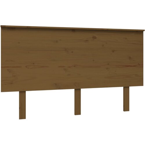  Uzglavlje za krevet boja meda 139x6x82,5 cm od masivne borovine Slike