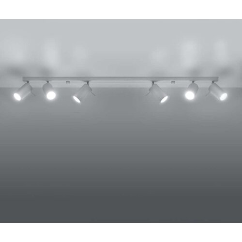  Sollux SL.0333 - Reflektorsko svetlo RING 6L 6xGU10/10W/230V belo Slike