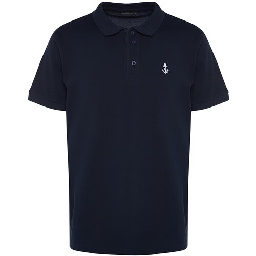 Trendyol Polo T-shirt - Navy blue - Regular fit Cene