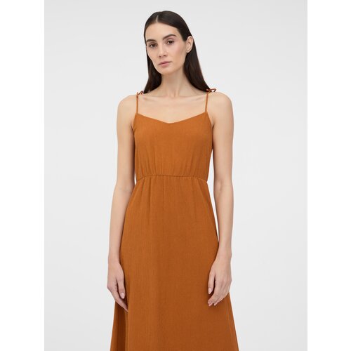 Orsay Brown women's maxi dress - Women's Cene